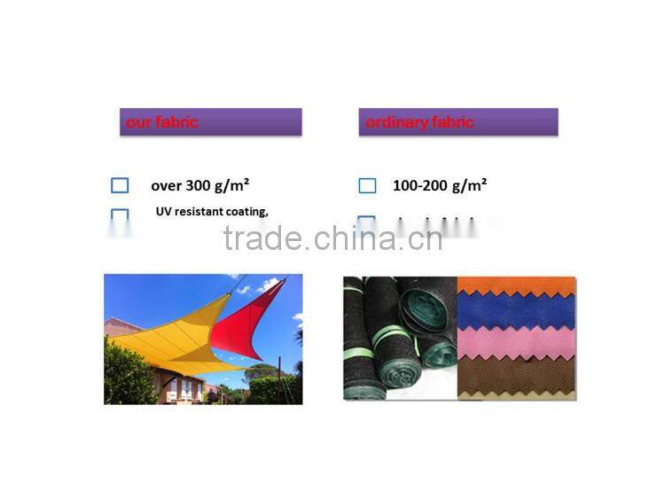 outdoor coated shade net for carport with hardware