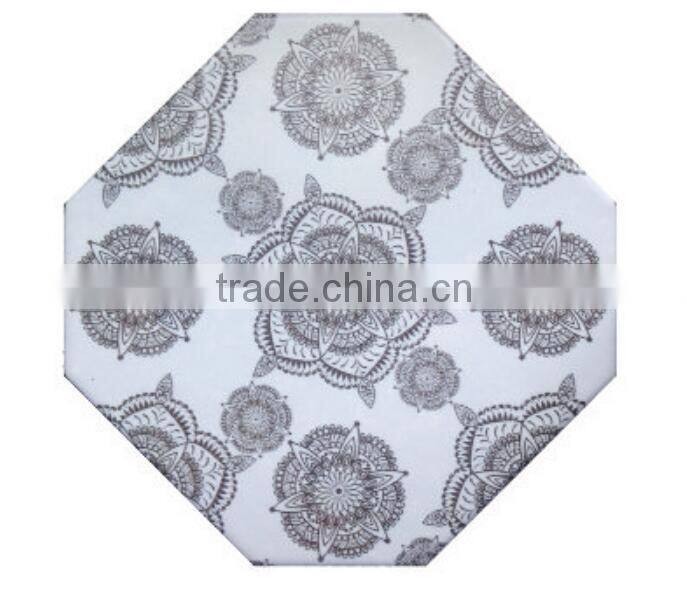 customized irregular glazed porcelain octagonal tile mosaic ceramic tile wall floor
