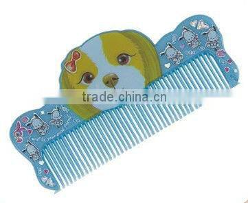 Plastic dog shape hair brush
