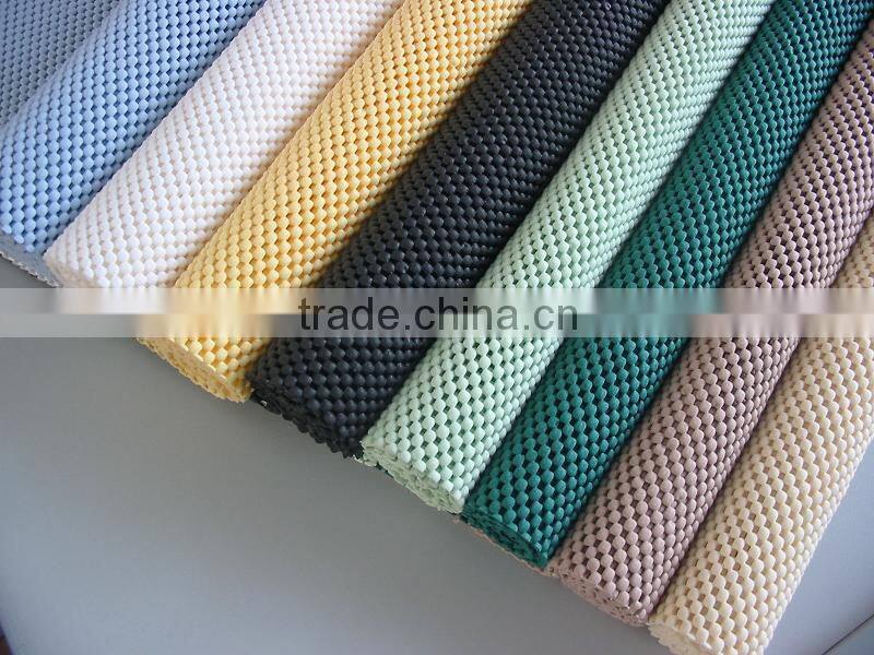 PVC mesh foamed magic utral stop anti-slip car mat roll