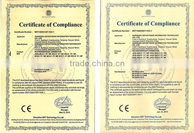 INST 7 pin circular waterproof connector