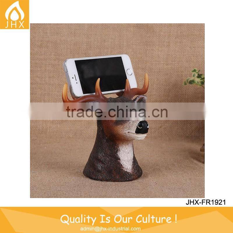 Promotional Gifts Resin Deer Head Mobile Phone Holders