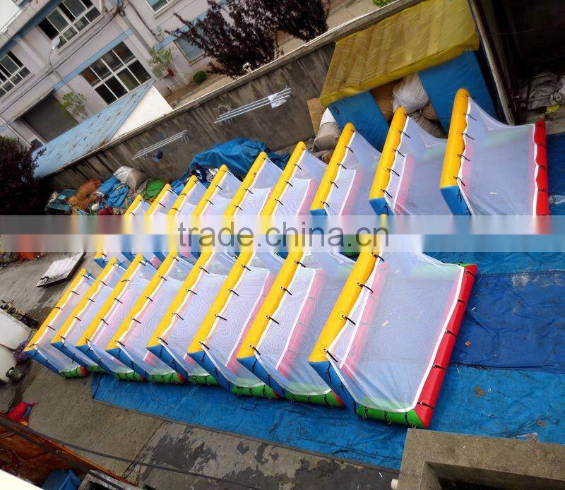 inflatable water goal/float basketball hoop for sports game