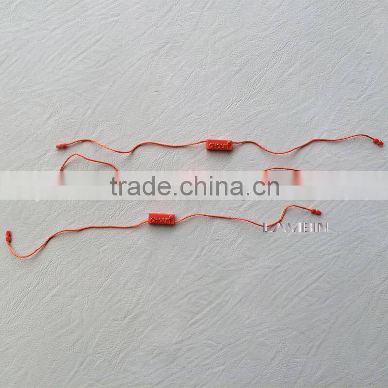 Plastic hang string tag for women's warm stockings