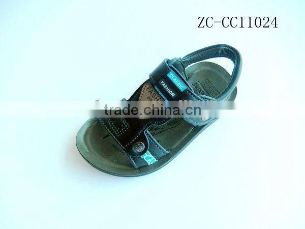velcro strap kids sandals/teenage boy sandal