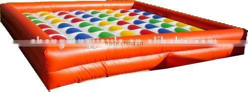 inflatable custom twister game,inflatable games for adults and kids