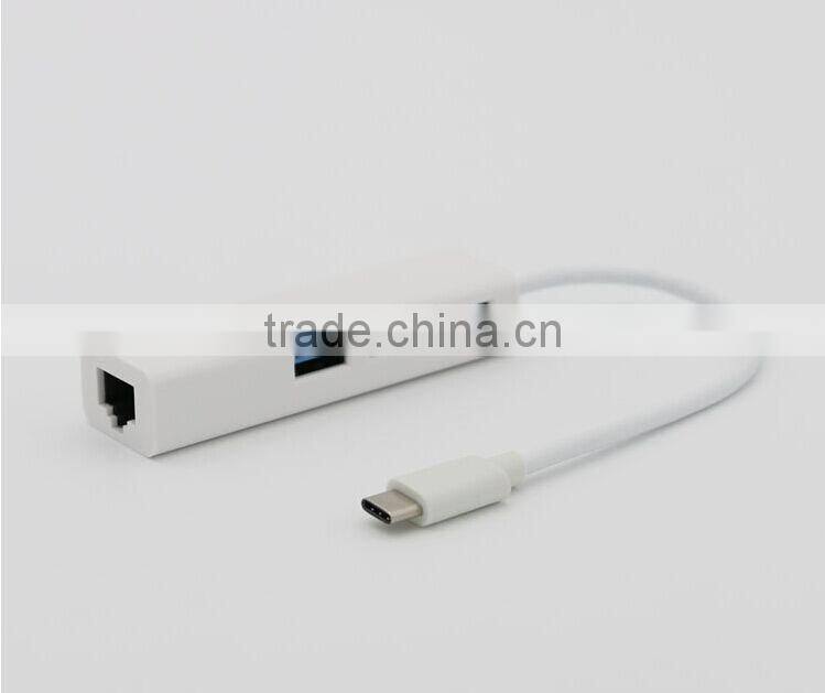USB 3.1 Type C Rj45 3 Ports USB 3.0 HUB