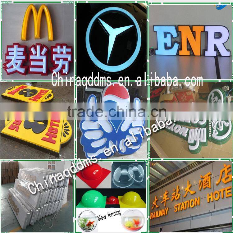 acrylic letter vacuum forming machine