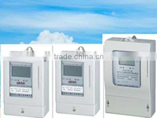 three phase electronic type of prepayment lcd display energy meter