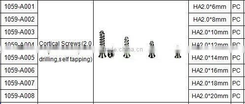 Orthopedic Implant T-shaped plate Maxillo Facial Plate