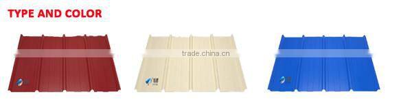 trapezoidal aluminium sheet/corrugated panel wall