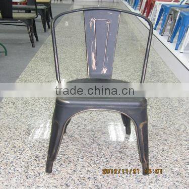 Metal industrial armrest Chair