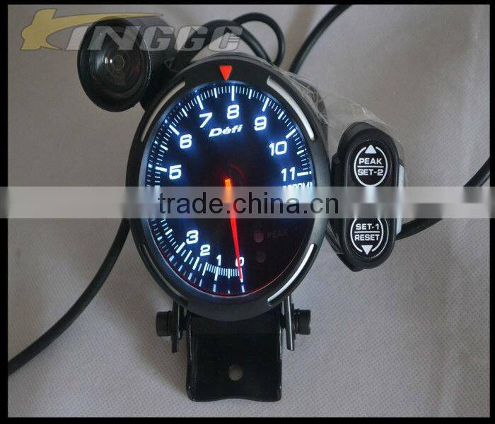 80MM DF Advanced BF Tachometer Auto Gauge 11000 RPM Tachometer Gauge With Blue Red White Light