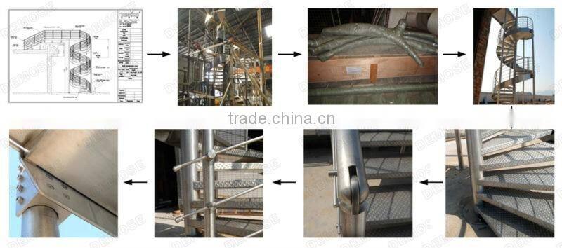 hospital stair treads grating shipped to Munich for 28 days