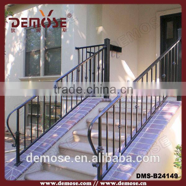 ornamental iron railings/metal stair railing/wrought iron step railing