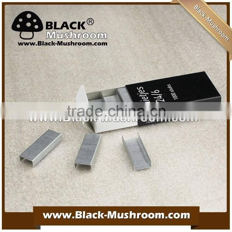Factory supply silver color 24/6 office staples good quality lower price (welcome to ask sampels)