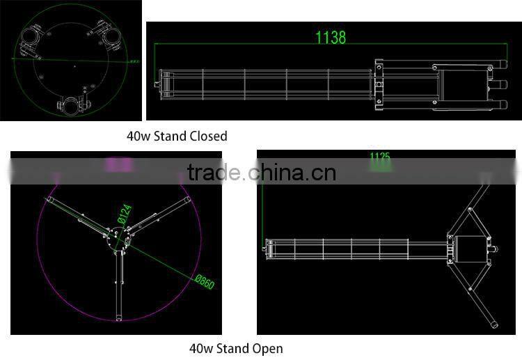 Low consumption practical no blinking outdoor flood light 20w