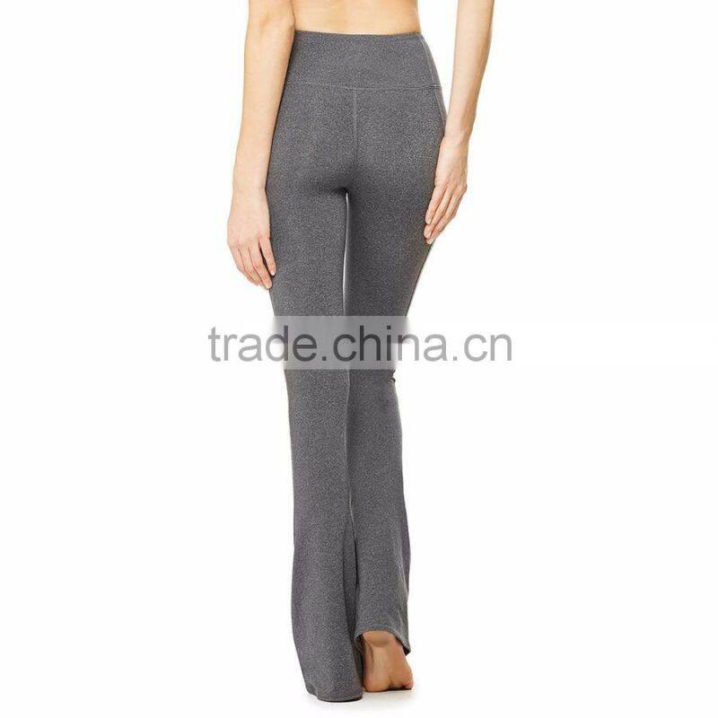 Woman Sports Pants Made Of Stretch Nylon Spandex Fabric Yoga Leggings For Fitness