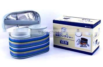 Japanese stainless steel and pp plastic thermal lunch box