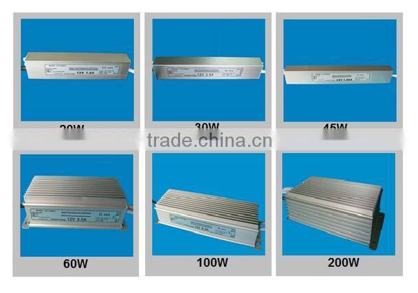 High quality CE EMC RoHS 24v 60w dc adapter, waterproof switching mode power supply 24v dc