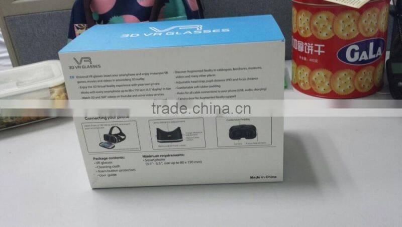 VR Shinecon high quality vr 3d glasses virtual reality 3d glasses cheap price HMD 3d vr headsets