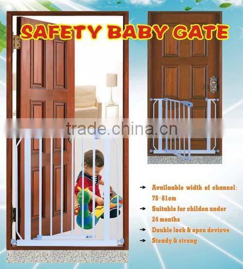 2015 SG02 with steel tube and ABS material pass en1930 for eu market baby safety gate