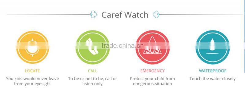 Remote Monitor SOS spy watch GPS satellite and LBS location waterproof gps watch