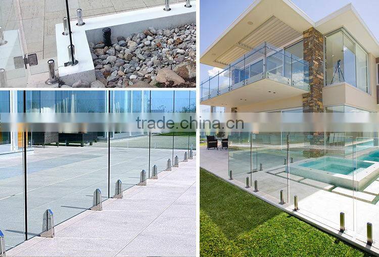 Foshan Tempered Frameless Glass Fencing For Coast Field