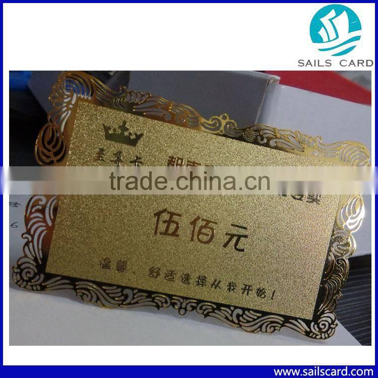 Stainless Steel Membership Metal Business Cards For Sale