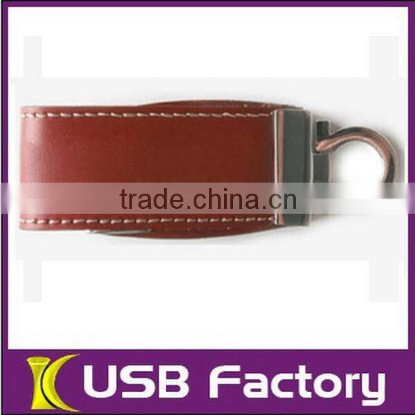 Discount qualified oem leather usb memory stick