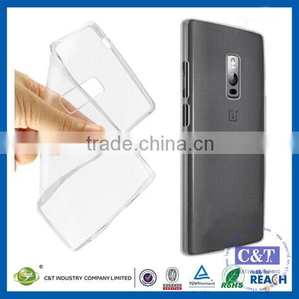 C&T New Design 0.3mm Crystal Clear Soft TPU Cover Case For Oneplus 2 Two 2nd