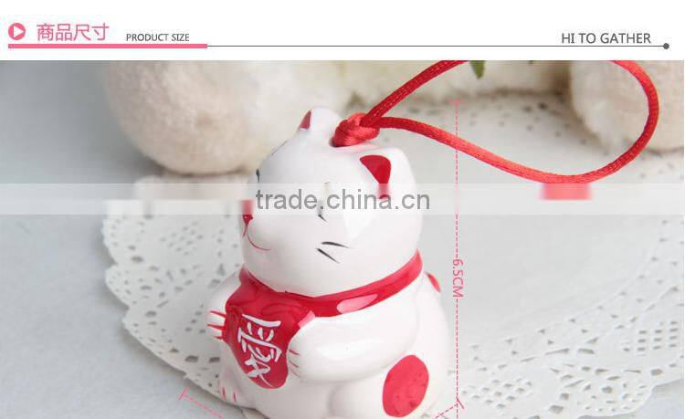 ceramics fortune cat for car