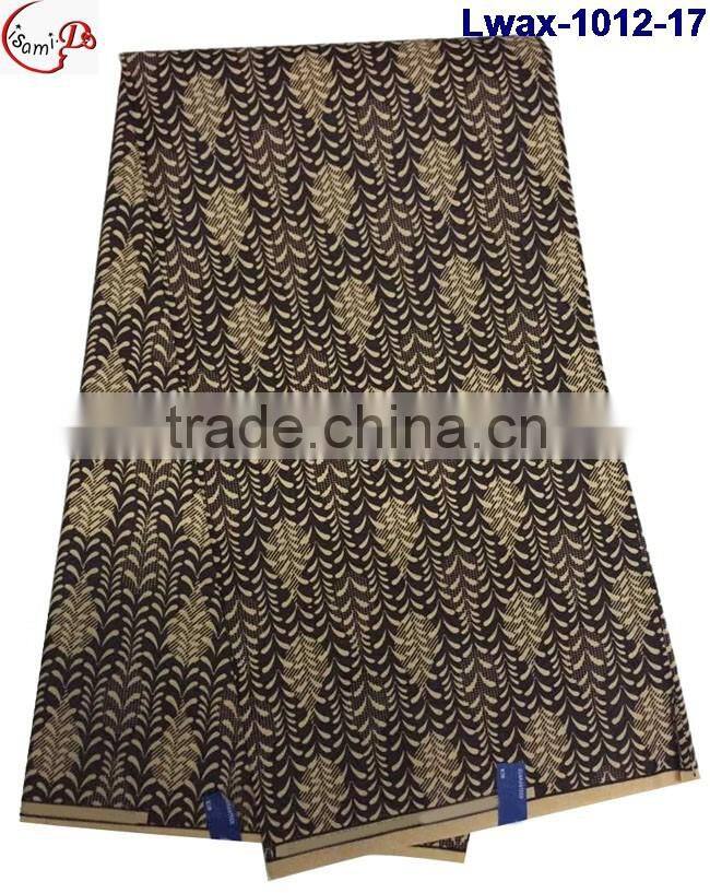 Lwax-1012-19 multicolor design African Jacquard style cheap wholesale african wax fabric