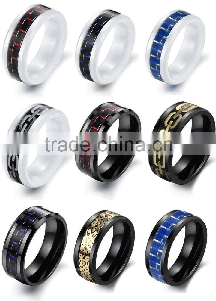 KSTONE Fashion Ceramic Ring, Cheap Ceramic Ring, black Ceramic Wedding Ring