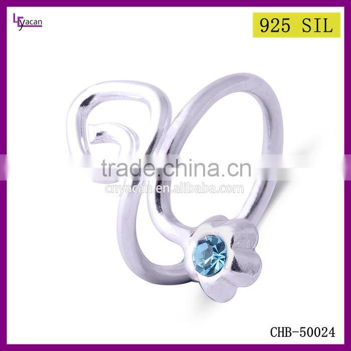 Neswest 925 Sterling Silver Jewelry Vintage 925 Sterling Silver Green Stone Ring