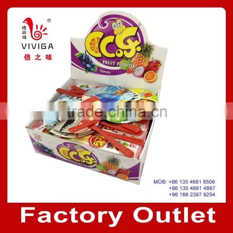 CC stick candy with fan toy