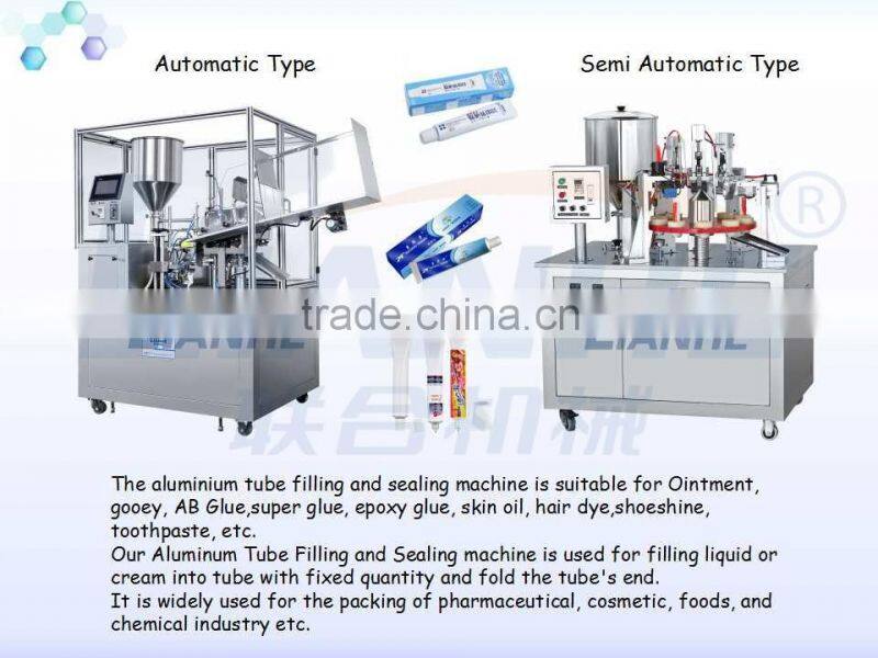 10ml Cream Paste Paint Filling Machine Aluminum Tube Sealing Machine