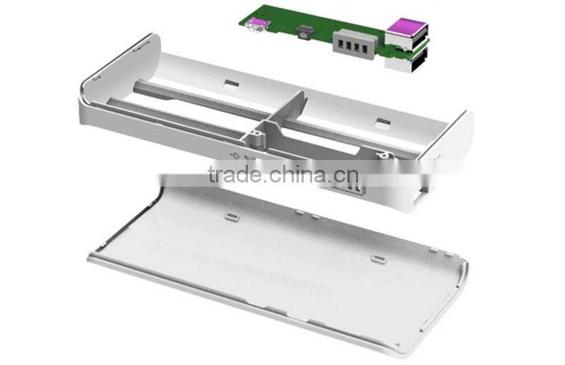 10400mah high quality led torch light portable power bank