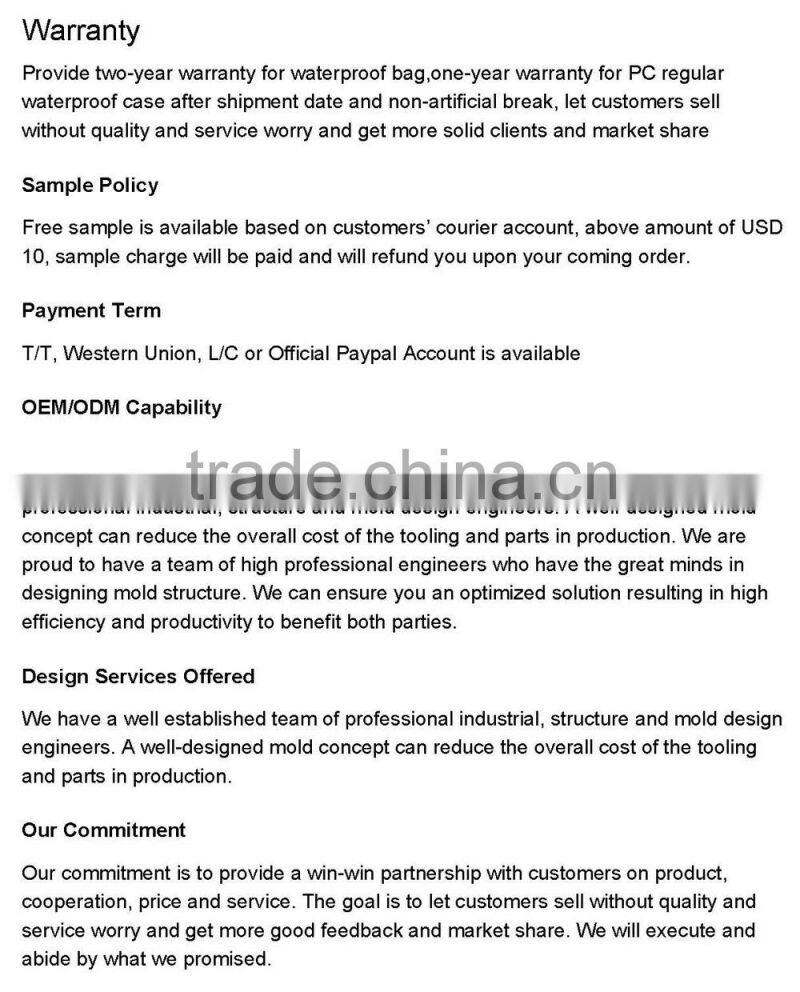 Bicycle Mount Smart Phone Case for Waterproof, PVC Dry Pounch for Rainny Weather Bicycling with IPX8 Standard