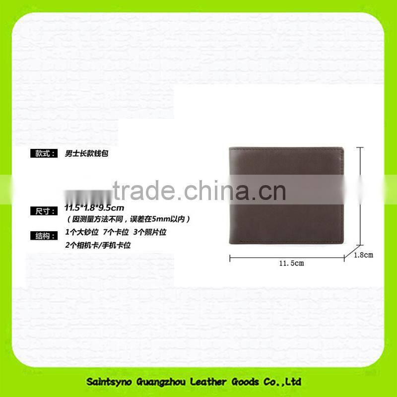 15667 Bifold RFID blocking leather wallet for men