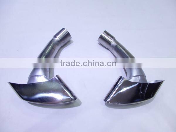 2009-2013 X6 E71 square muffler tips for X6 upgrade to x-drive 5.0