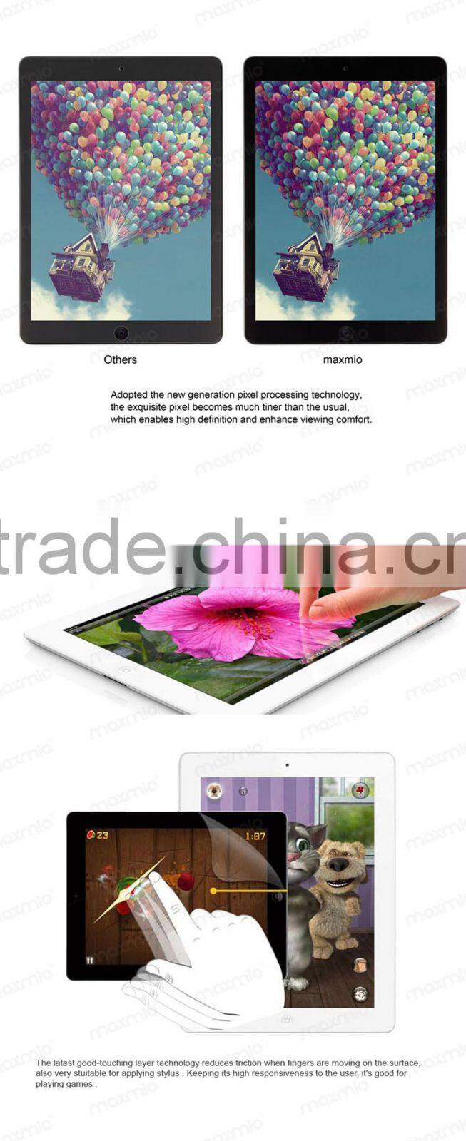 Gold Supplier Anti-glare & Anti-fingerprint Oleophobic Coating Screen Protector for LG G4