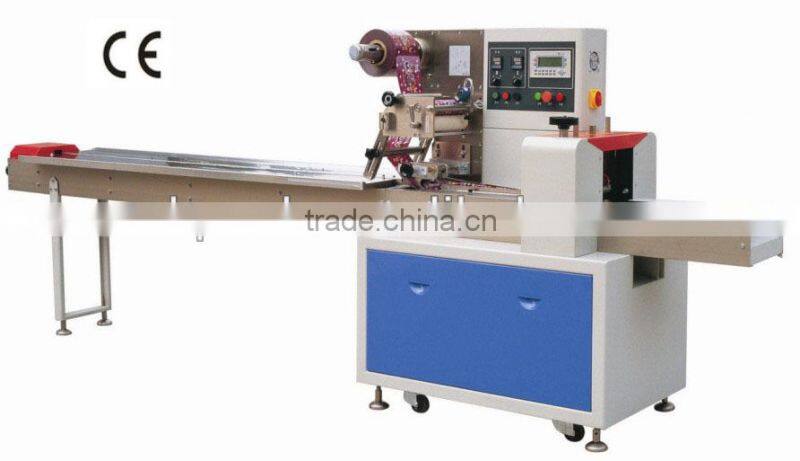 Back sealing Flow chocolate bar packing machine with Stainless steel frame