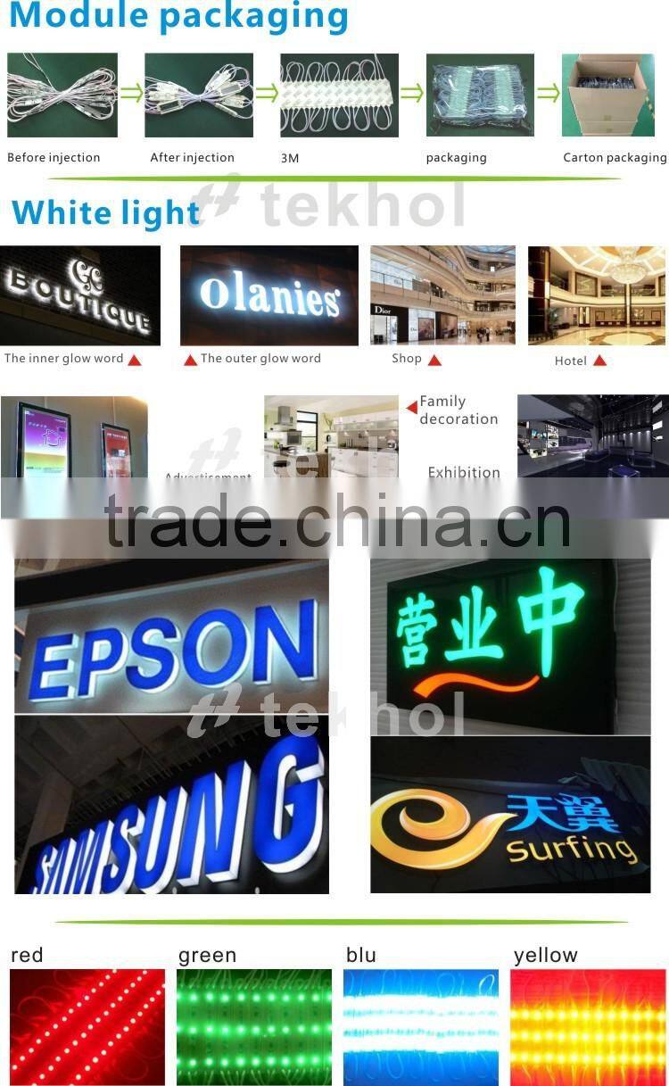 30mm round led module single color led module 7LEDs