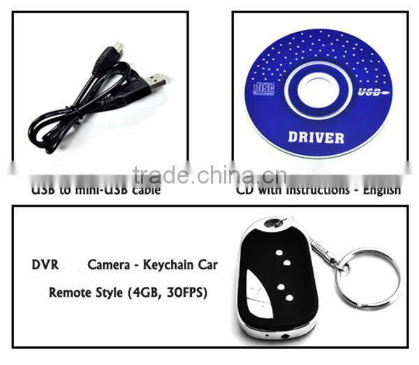 Mini Car Key Camera Video Recorder Camera In A Keychain Car Remote Style