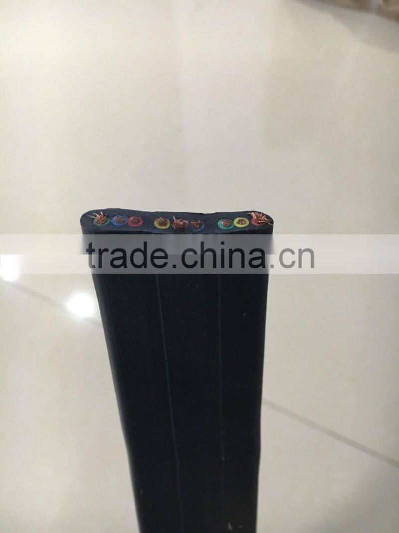 Copper conductor Submersible Pump Cable Flat Rubber Cable