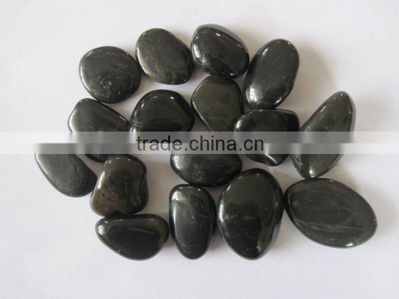Engraved Lucky Stone, Words Cobble Stone, Natural Decorative Stone