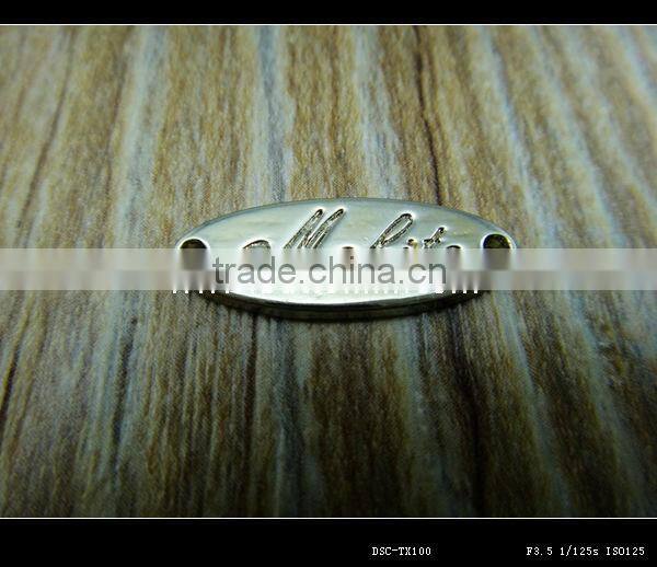 Factory custom label plates metal labels nameplates