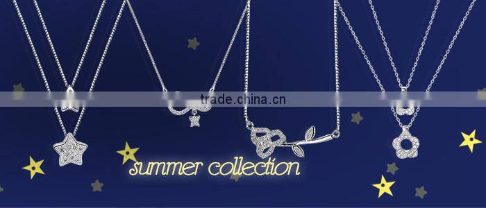 new products 2016 925 sterling silver black stone pendant jewelry