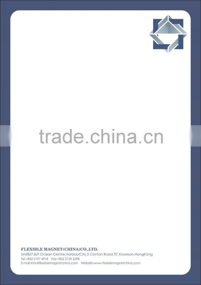 best seller promotional magnetic erasable whiteboard Advertising PET whiteboard with flexible magnet